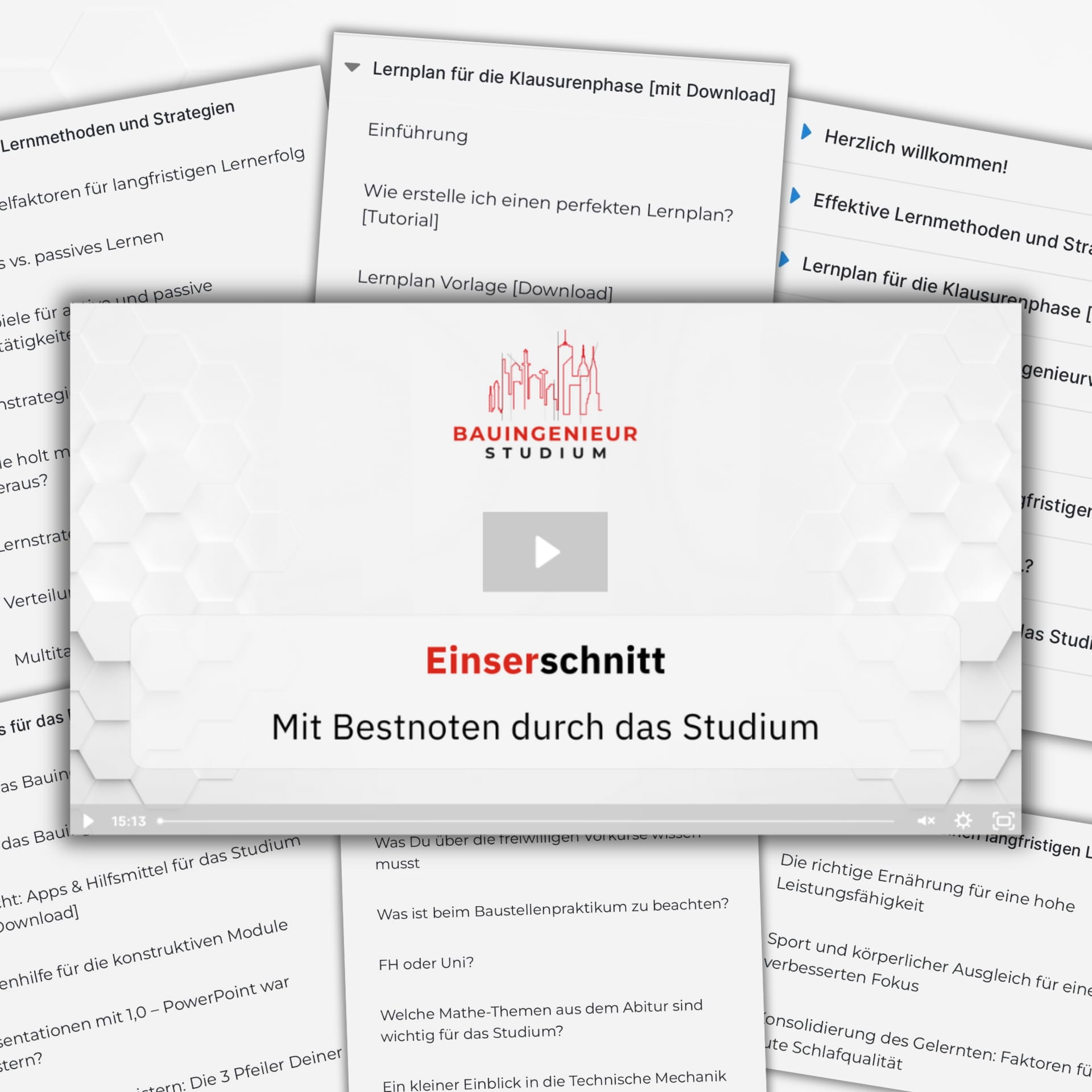 Bauingenieurwesen Videokurs
